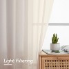 KWPZQEB Sheer Curtains - Linen Sheer Curtains Window Sheer Drapes/Draperies for Bedroom, Living Room (1 Panels, 50x63/84/95 Inches) - 3 of 4