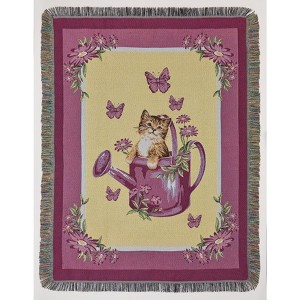 BrylaneHome Jacquard Tapestry Blanket - 1 of 2