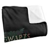 Harry Potter Hogwarts Green and Gold Floral Crest Silky Touch Super Soft Throw Blanket 36" x 58",Hogwarts Green and Gold Floral Crest - 3 of 4
