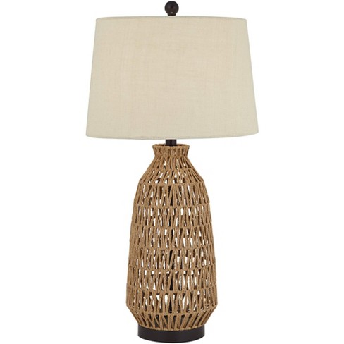 Rattan lamp deals shade target