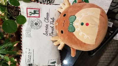 Squishmallows 8 Brown Gingerbread With Trapper Hat Plush