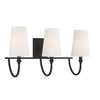 Savoy House Cameron 3 - Light Vanity in  Matte Black - 4 of 4
