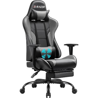 LACOO Gaming Chair Carbon Style Fiber with Massage