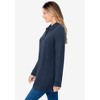 Woman Within Women's Plus Size Long-Sleeve Polo Shirt - 4 of 4
