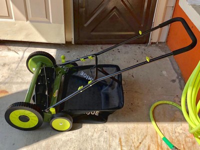 Sun Joe 20 Inch Manual Reel Mower with Grass Catcher MJ502M