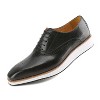 Gino Vitale | Men's Handcrafted Genuine Leather Hybrid Casual Brogue Dress Shoe - 2 of 4