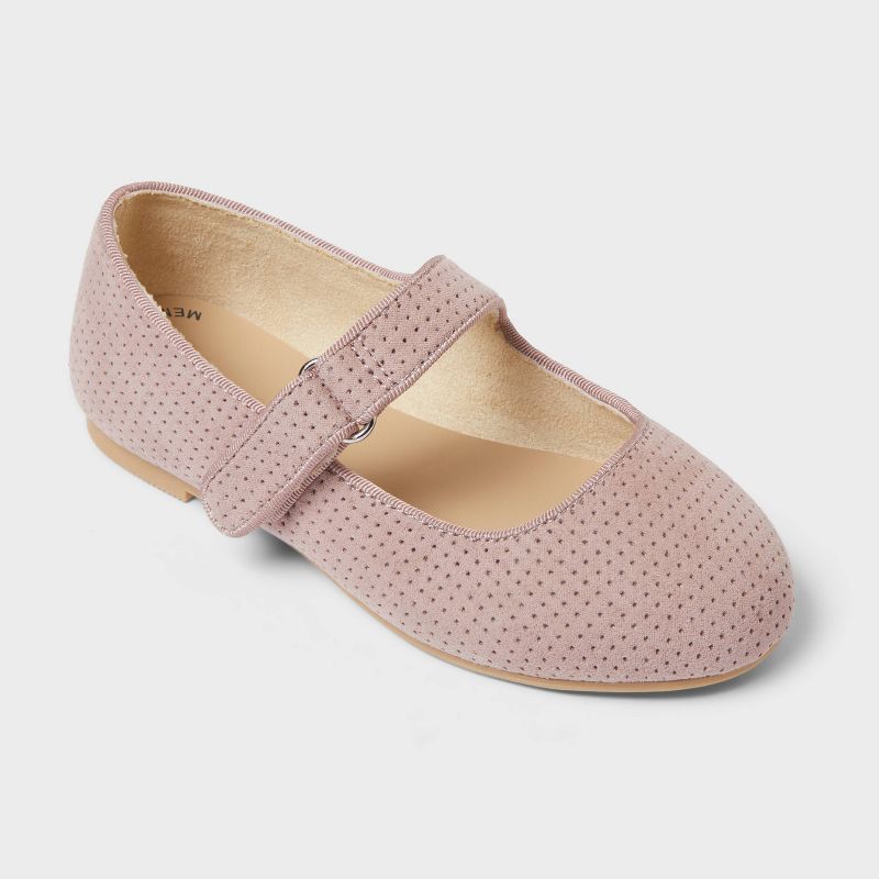 Toddler Addy Ballet Flats - Cat & Jack™ Blush 10T