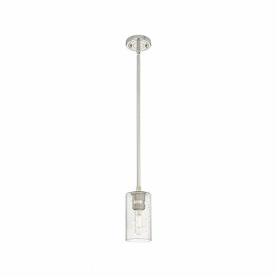 Crown Point - 1 Light Pendant In Industrial Style-8.38 Inches Tall and 3.88 Inches Wide