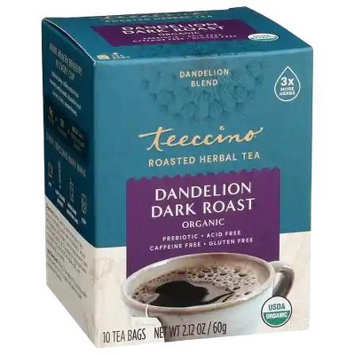 Teeccino Dandelion Dark Roast Herbal Tea