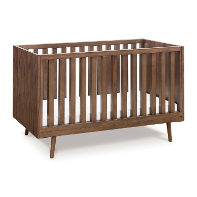 walnut convertible crib