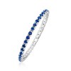 Ross-Simons 0.33 ct. t.w. Sapphire Eternity Band in 14kt White Gold - 3 of 4