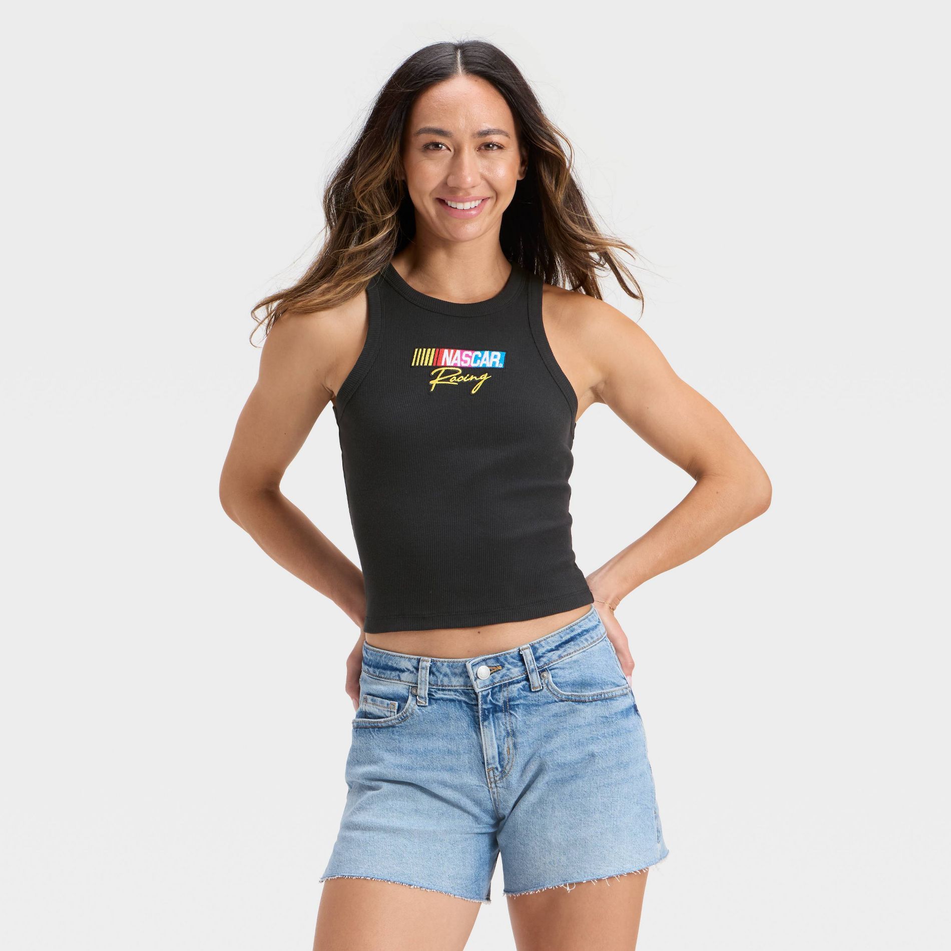 Women's Nascar Graphic Tank Top - Black S