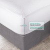 Nestl Premium Cotton Terry Mattress Protector, Deep Pocket Mattress Protector – Breathable & Noiseless Cover - image 2 of 4