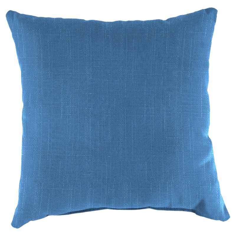 16&#34; x 16&#34; x 4&#34; Outdoor Throw Pillow Set Washed Turquoise - Jordan Manufacturing, 1 of 5