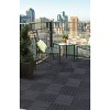 Multy Home LP 4pk 12"x12" Interlocking Deck Outdoor Tiles Flooring Black - 3 of 3