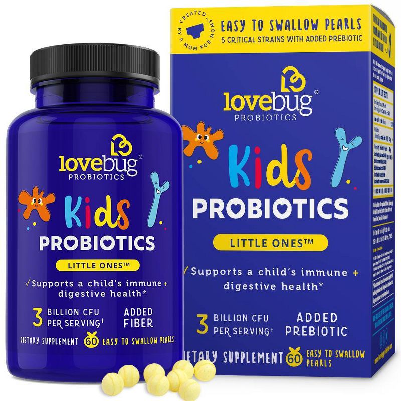 LoveBug Probiotics Kids&#39; Probiotics Multi Strain Capsules - 60ct, 1 of 6