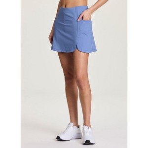 RBX Active Women's Body Skimming Buttery Soft Quick Drying Tennis/Golf/Running Skirt with Built-In Shorts, Pockets - 1 of 4