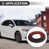 Unique Bargains Universal Car Weather Stripping Self Adhesive Weather Seal Strip 10Ftx0.31" D-Shape EPDM - 3 of 4