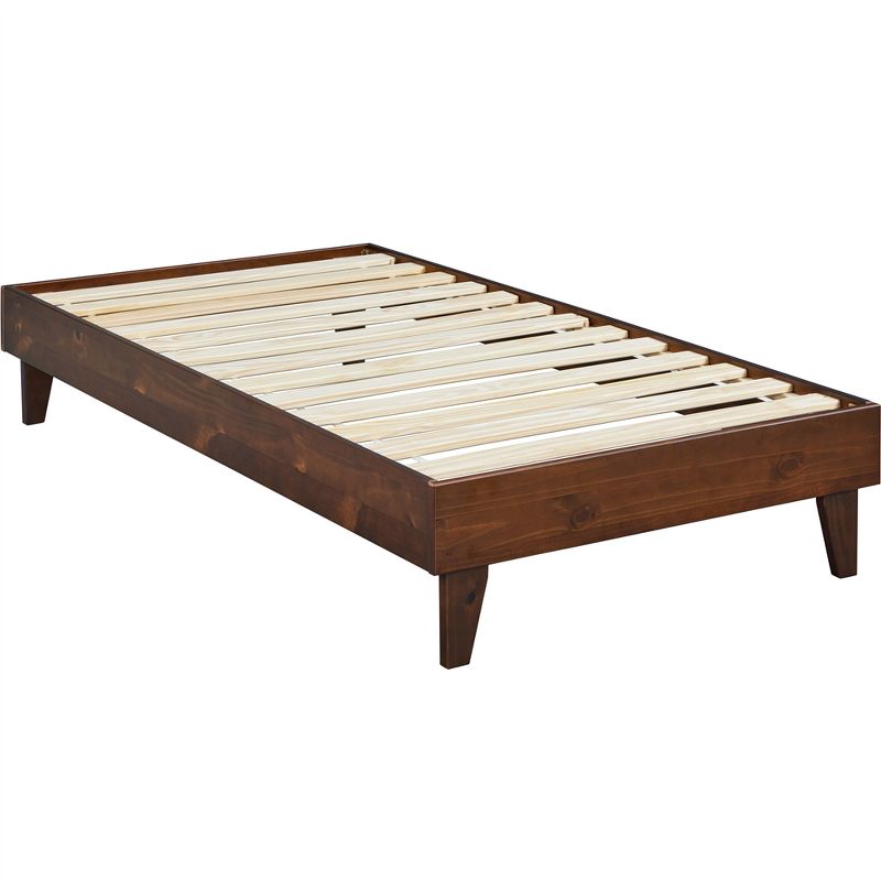 Yaheetech Wooden Bed Frame Platform Bed with Wood Slat Support, 1 of 8