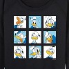 Women's - Disney - Donald Grid Lightweight French Terry Slouchy - image 2 of 4