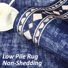 Acekool 5x7 Washable Rug – Modern Geometric Indoor Carpet, Non-Slip Ultra-Thin Floor Mat for Living Room & Bedroom - 3 of 4