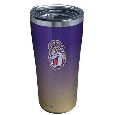 NCAA James Madison Dukes 20oz Ombre Stainless Steel Tumbler with Lid