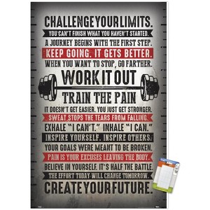 Trends International Challenge Your Limits Unframed Wall Poster Prints - 1 of 4