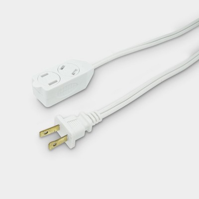 Cordinate 3 Outlet 10' Extension Cord Dark Heather : Target