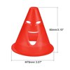 Unique Bargains PE Football Roller Skating Sports Agility Cones with Expression Holes 25 Pcs - 2 of 4