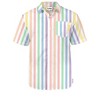 Tipsy Elves Men's Vintage Rainbow Button Down Shirt: Size Medium - 3 of 4
