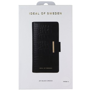 iDeal of Sweden Cora Phone Wallet for Apple iPhone 13 - Jet Black Croco - 1 of 1