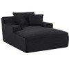 NicBex Couches for Living Room 66.1" Oversized Chaise Lounge Chair Corduroy Upholstered Sofa Sleeper Chair with Full Foam Cushioning - 4 of 4