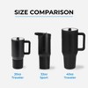 HydroJug Sport - Stainless Steel Tumbler with Straw, Vacuum Insulated, Leakproof Water Bottle, Ergonomic Design, Dishwasher Safe - 4 of 4
