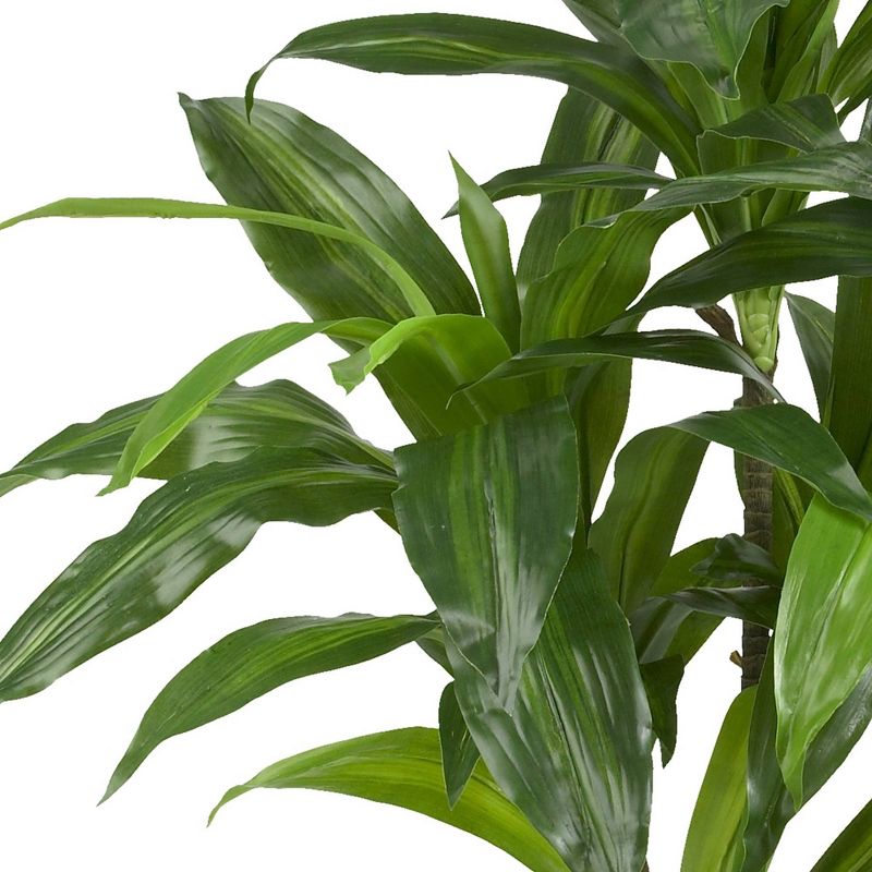 3.5ft Artificial Dracaena Silk Plant in Pot - Nearly Natural, 3 of 10