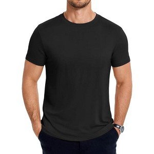COOFANDY Men's Short Sleeve T-Shirts Crew Neck Casual Summer T Shirts 1-3 Pack Basic Tee Shirt - 1 of 4