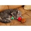 Midlee Christmas Catnip Plush Balls 3-Pack – Santa, Reindeer & Elf Cat Toy Set, Soft Catnip Balls, Interactive Cat Toy, Stocking Stuffers - 2 of 2