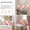Hachikiko Candy Color Headboard Pillow -  Pink Velvet Back Cushion for Sofa, Bed Rest, Reading Support - 4 of 4
