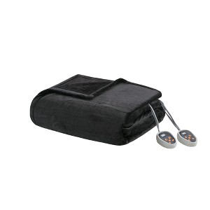 Lightweight Heated Plush Blanket with Secure Comfort Technology - 1 of 4
