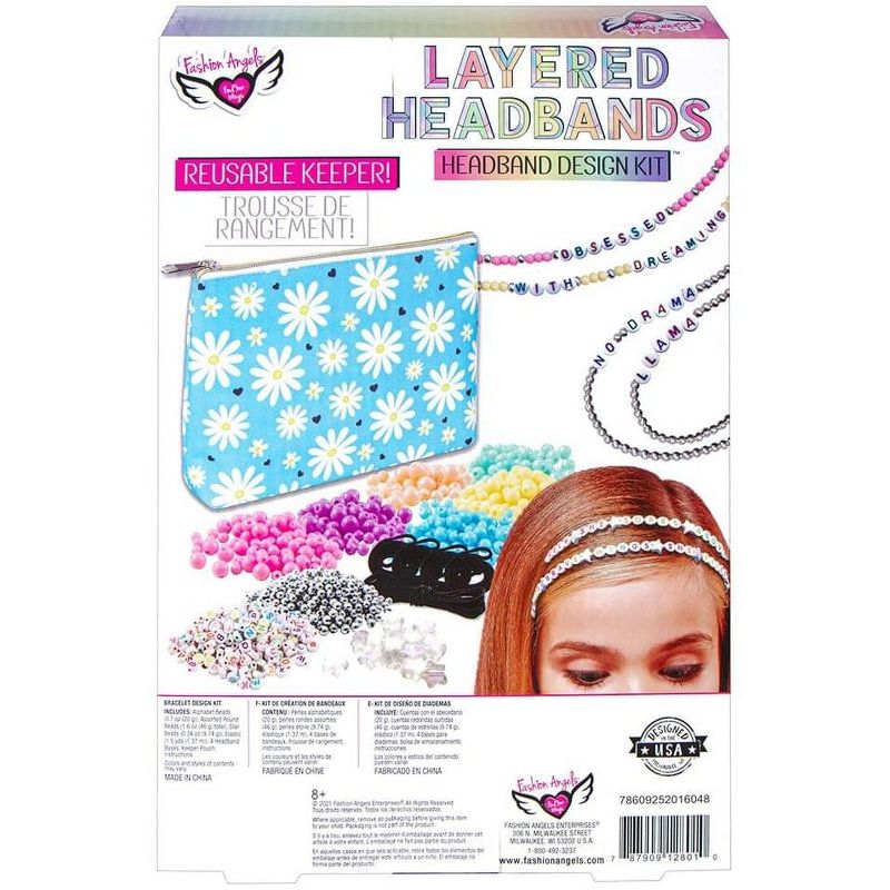Fashion Angels Fashion Angels Layered Headband Design Kit With Keeper Pouch, 3 of 5