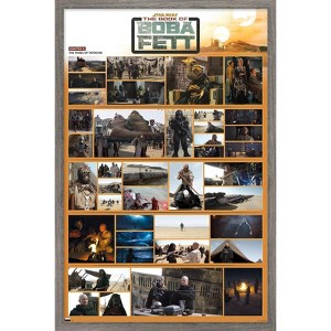 Trends International Star Wars: The Book of Boba Fett - Chapter 2 Framed Wall Poster Prints - 1 of 4