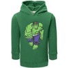 Marvel Avengers Hulk Fleece Hoodie Little Kid to Big Kid - 2 of 4