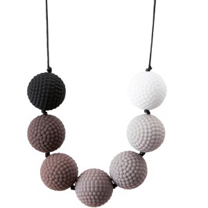 Chewigem Chewable Berries Necklace, Black/Grey - 1 of 4