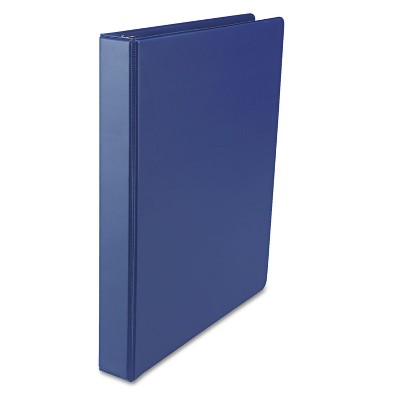 UNIVERSAL Economy Non-View Round Ring Binder 1" Capacity Royal Blue 31402