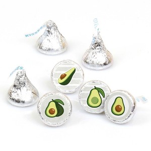 Big Dot of Happiness Hello Avocado - Fiesta Party Round Candy Sticker Favors - Labels Fits Chocolate Candy (1 sheet of 108) - 1 of 4