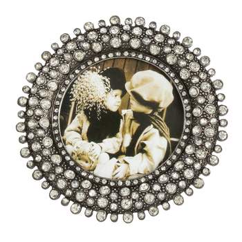 Saro Lifestyle Antique Style Jeweled Picture Frame