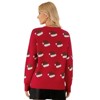 Christmas Sweater for Women Funny Xmas Long Sleeve Knit Pullover Top Cute Santa Tree Reindeer Sweater - 4 of 4