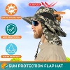 SUN CUBE Wide Brim Sun Hat Adults, Fishing Hats Sun UV Protection, Hiking Bucket Hat Safari Beach Boonie, UPF 50+ - 4 of 4