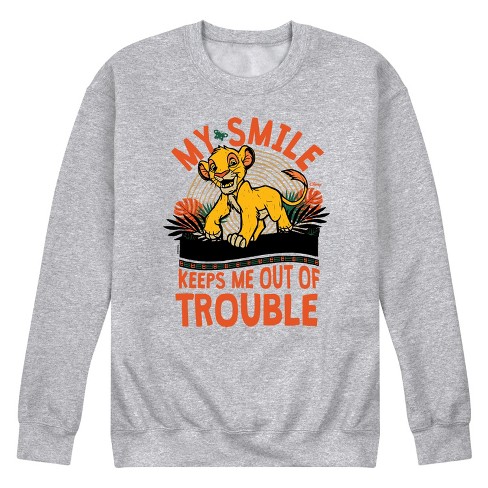 Men s Disney The Lion King Graphic Fleece Sweatshirt Target