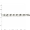 Black Bow Jewelry Men's 7.75mm Sterling Silver Solid Domed Curb Chain Bracelet - 4 of 4