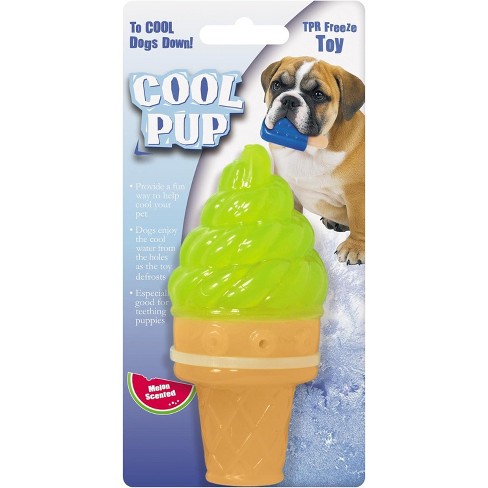 Cool Pup Cooling Dog Toy - Rocket Pop Large,Red,Blue,white